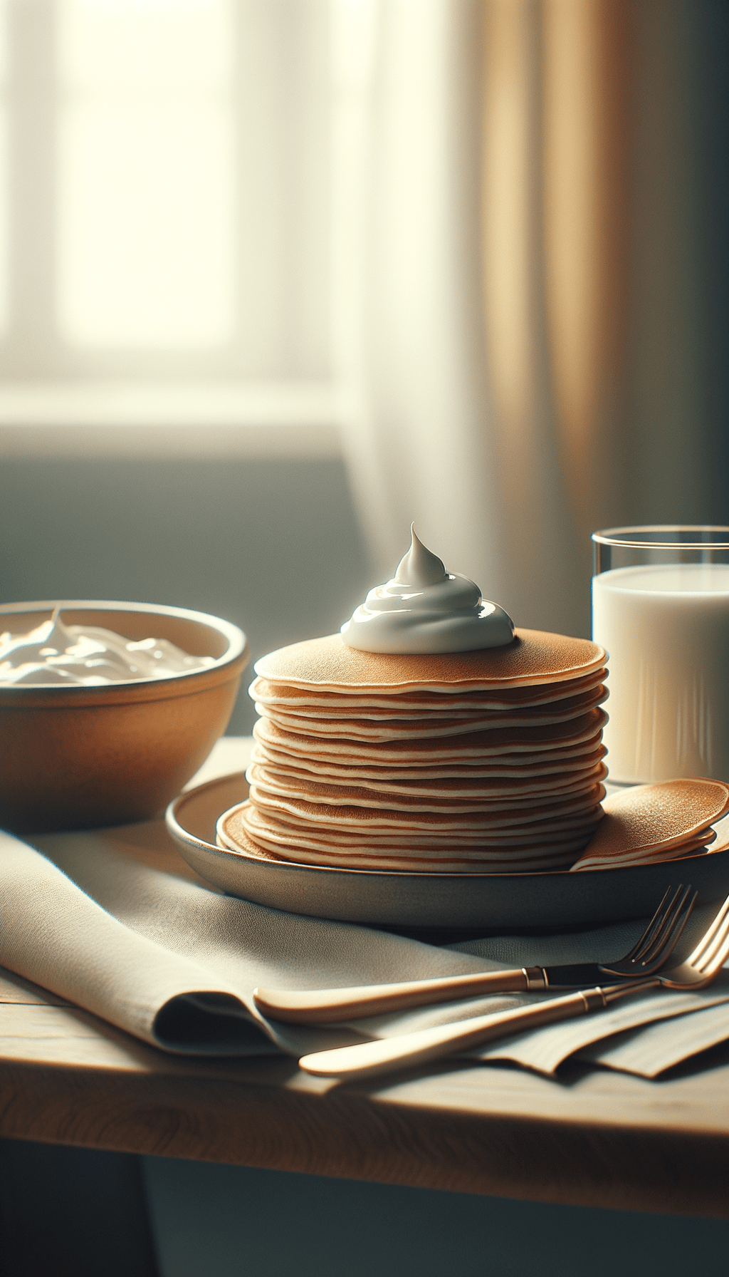 yogurt pancakes, thin pancakes. yogurt pancakes, thin pancakes.