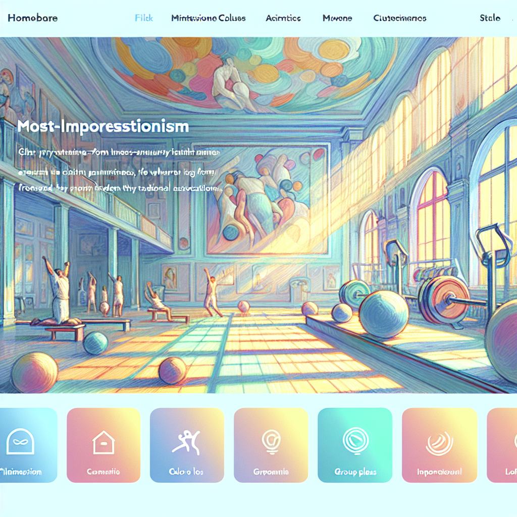 главная страница сайта фитнес клуба