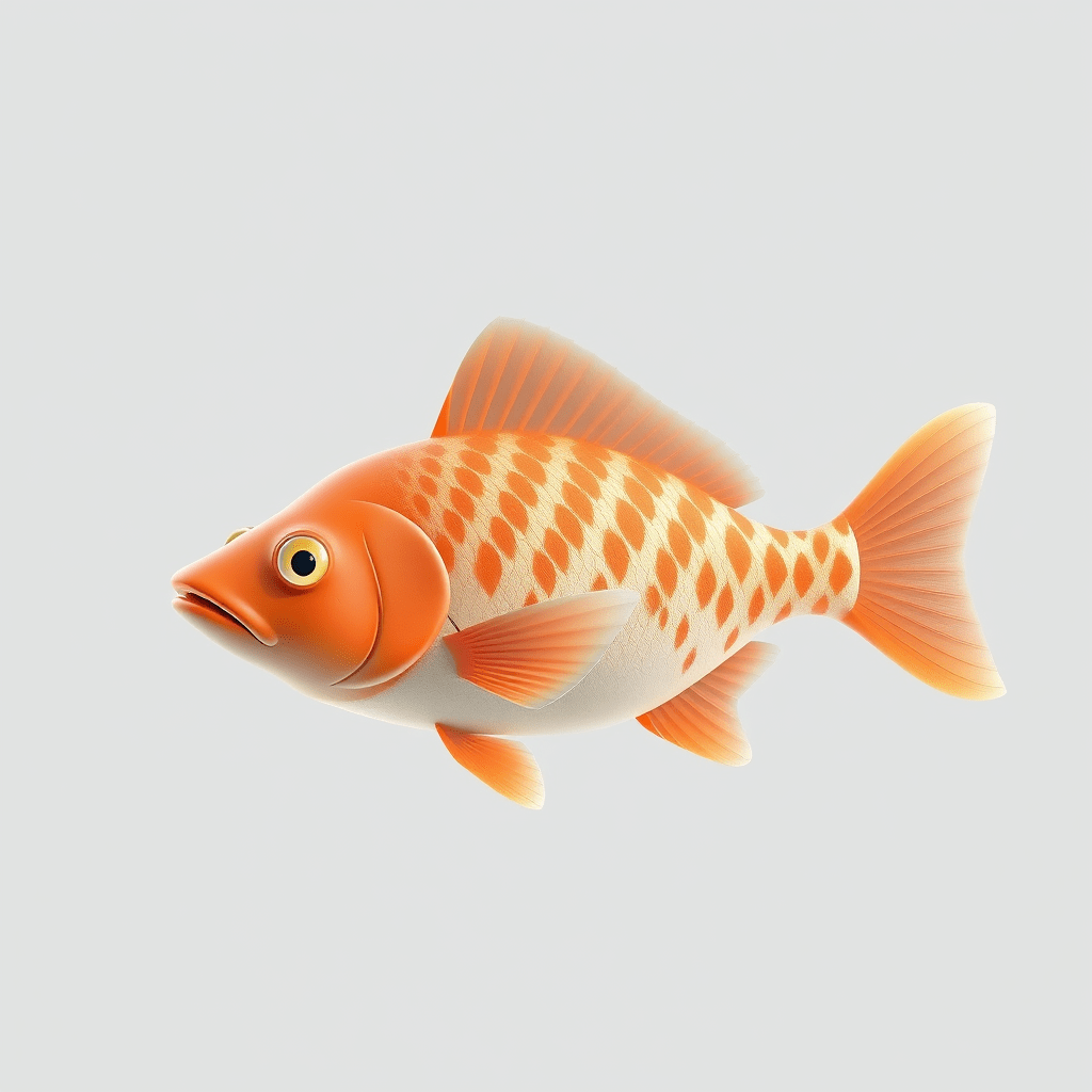 peaceful fish with no background peaceful fish with no background