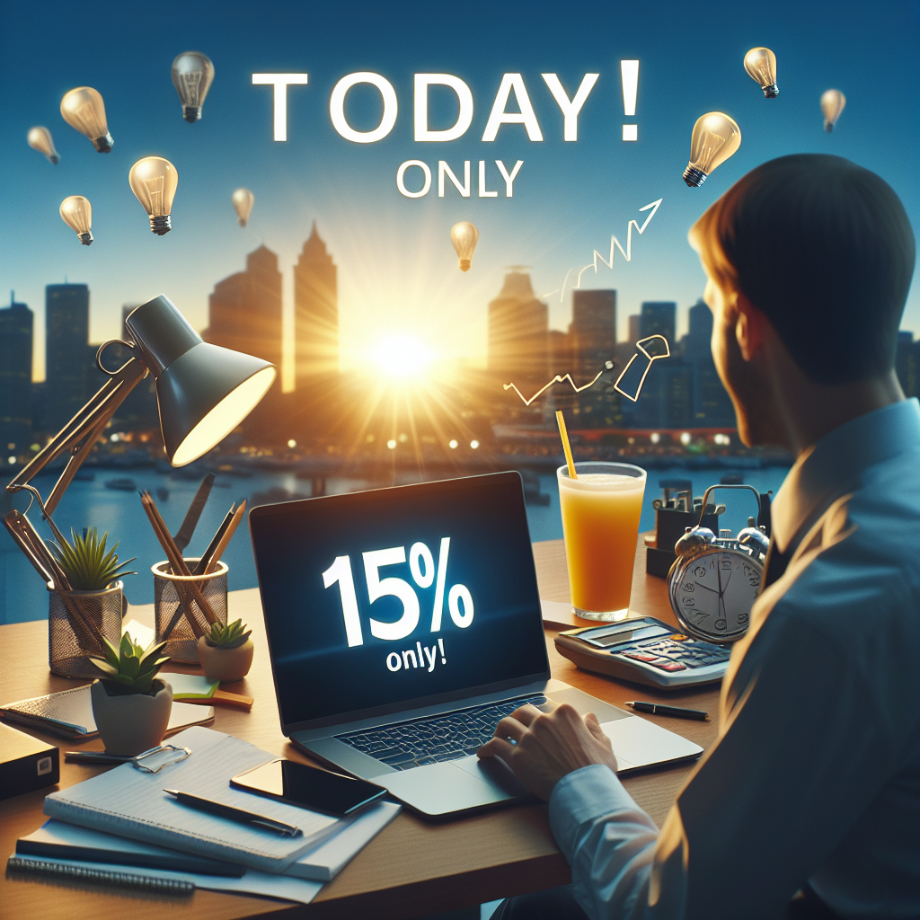 Друзья, привет! 🎉  
Праздники закончились, а рабочие будни только начинаются, и у нас для вас СУПЕРНОВОСТЬ! 🚀

Сегодня – особенный день!  
Только сейчас мы дарим вам скидку 15% на весь прайс! 💸  
Такой шанс бывает редко!  

Спешите, предложение действует ТОЛЬКО сегодня! ⏳  
Успейте купить трафик по самым выгодным ценам!🔥

Пишите в личку или оставляйте заявку, чтобы успеть воспользоваться акцией! 💬  
Ждём вас!