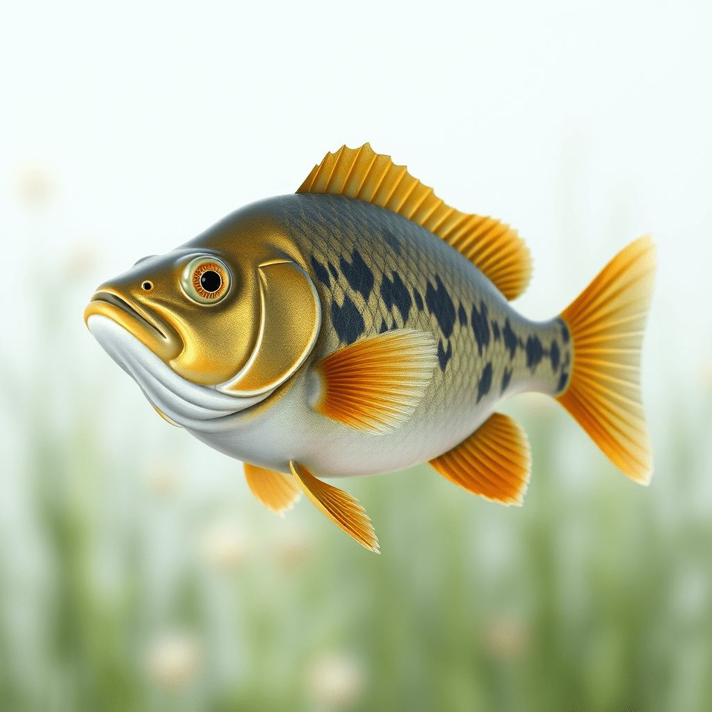 peaceful fish with no background peaceful fish with no background