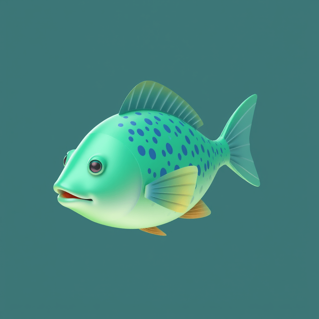 peaceful fish with no background peaceful fish with no background