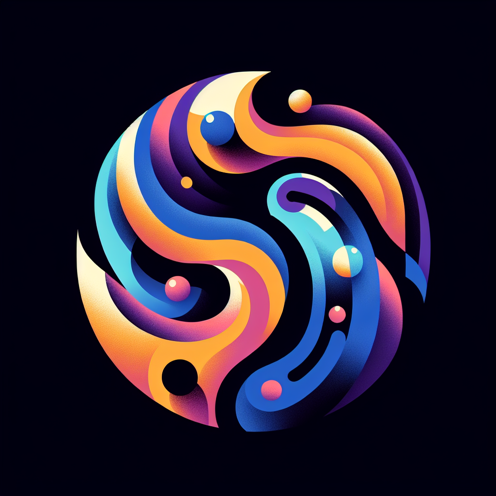make me a logo with sans-serif font and a little image for company Omra that offers a product like chatbots for social media messengers with the colours #5622ed black background