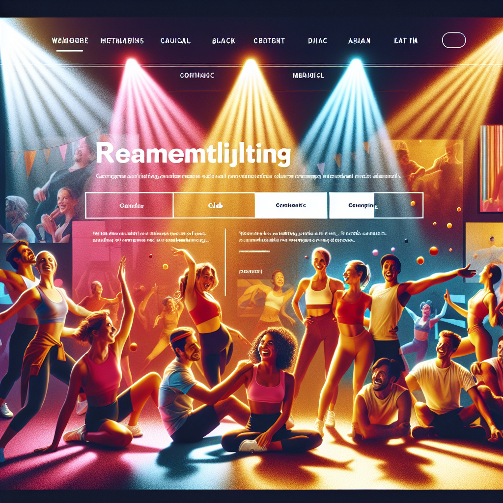 главная страница сайта фитнес клуба