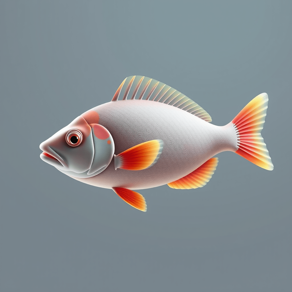 peaceful fish with no background peaceful fish with no background