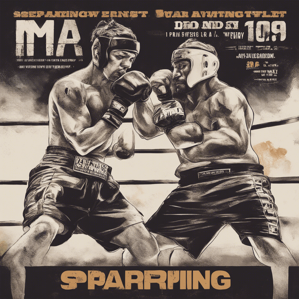 poster MMA Sparring Day Without words
