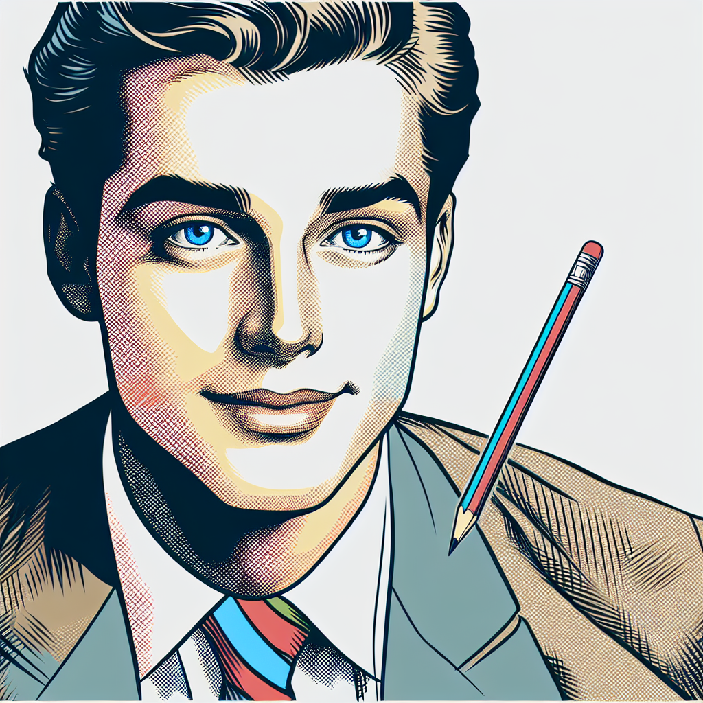 The man with the blue eyes