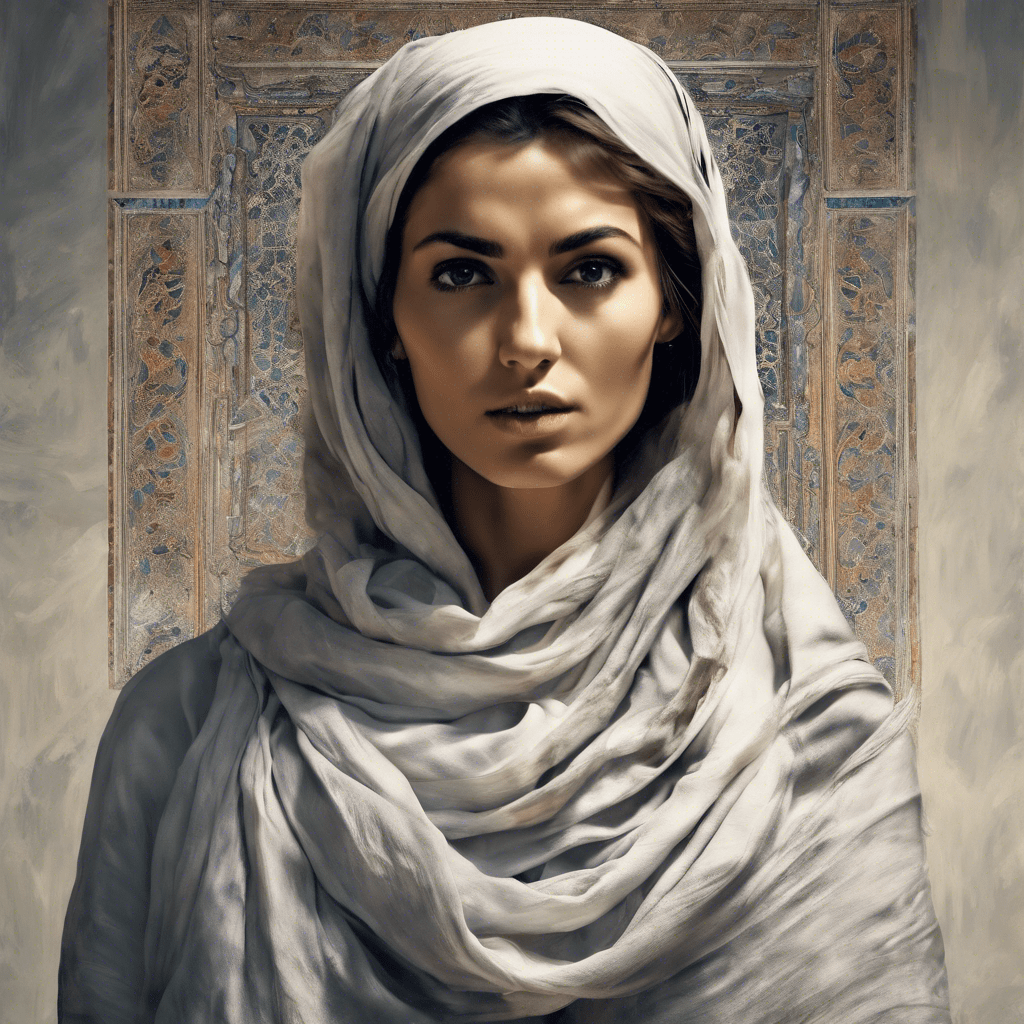 beautiful woman symbolizing Afghanistan